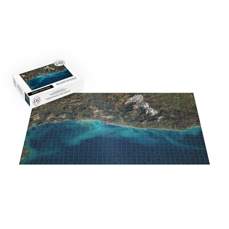 ISS Photograph of Gulf of Policastro, Italy Jigsaw Puzzle
