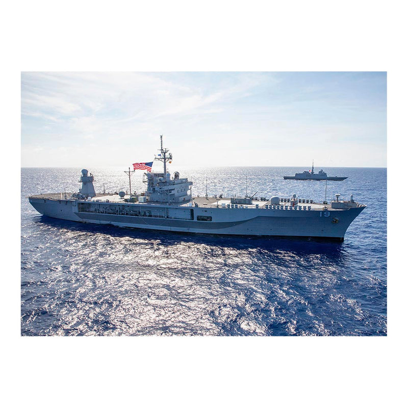 USS Blue Ridge (LCC 19) Sails In The Philippine Sea Jigsaw Puzzle