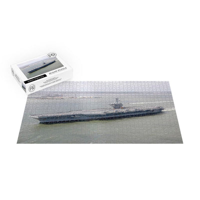 Aircraft Carrier USS George Washington (CVN 73) Departs Naval Station Norfolk Jigsaw Puzzle