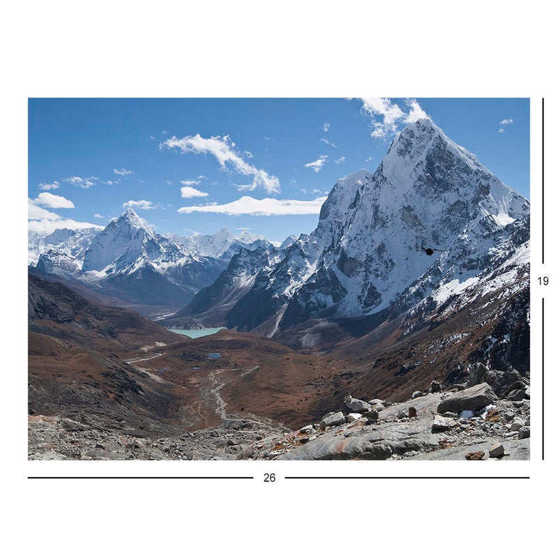 Chola Valley, Mahalangur Himal, Nepal, Himalayas Jigsaw Puzzle