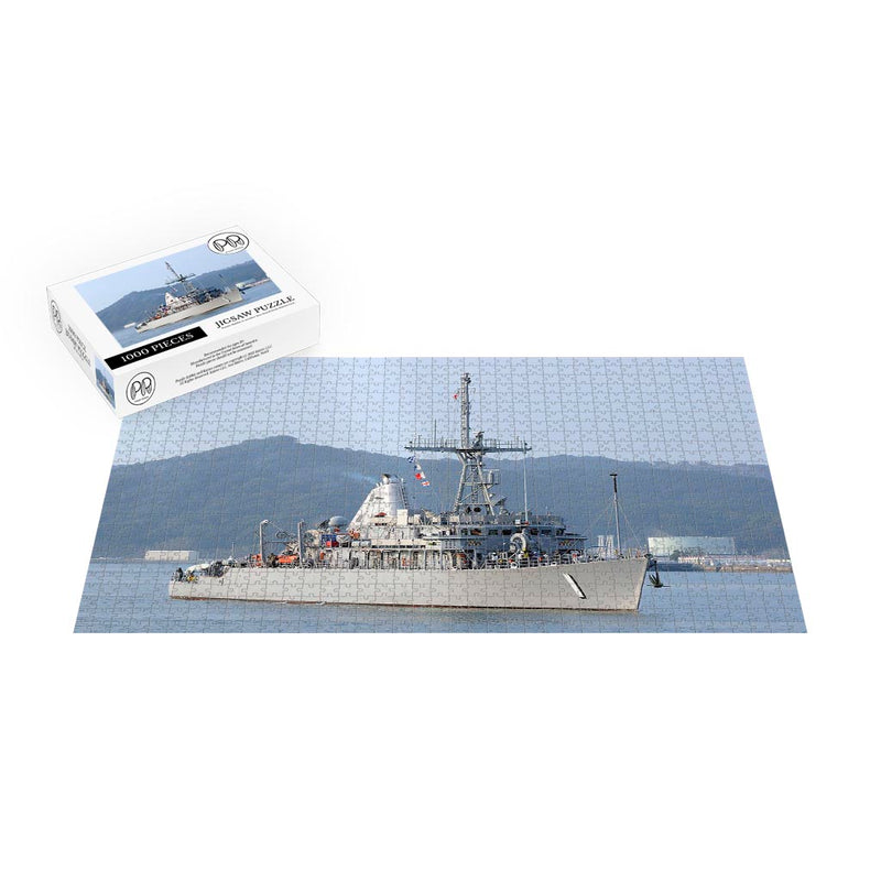 Mine Countermeasures Ship USS Avenger (MCM 1) Returns To U.S. Fleet Activities Sasebo, Japan Jigsaw Puzzle