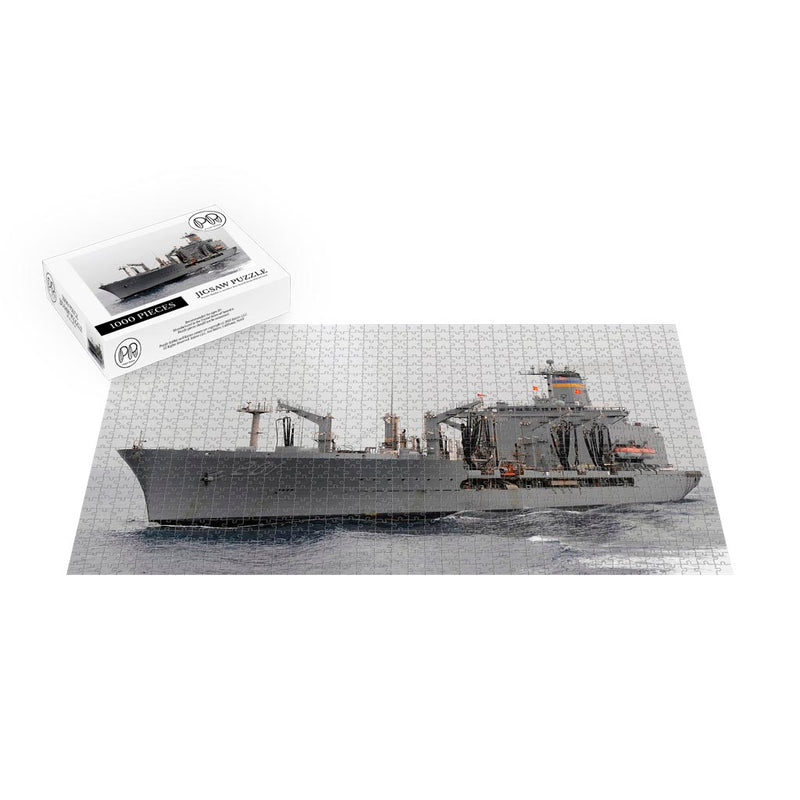 Fleet Replenishment Oiler USNS Patuxent (T-AO 201) Transits The Gulf of Oman Jigsaw Puzzle