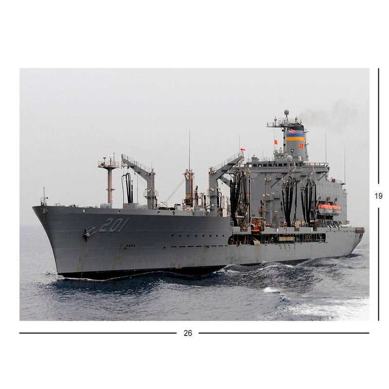 Fleet Replenishment Oiler USNS Patuxent (T-AO 201) Transits The Gulf of Oman Jigsaw Puzzle