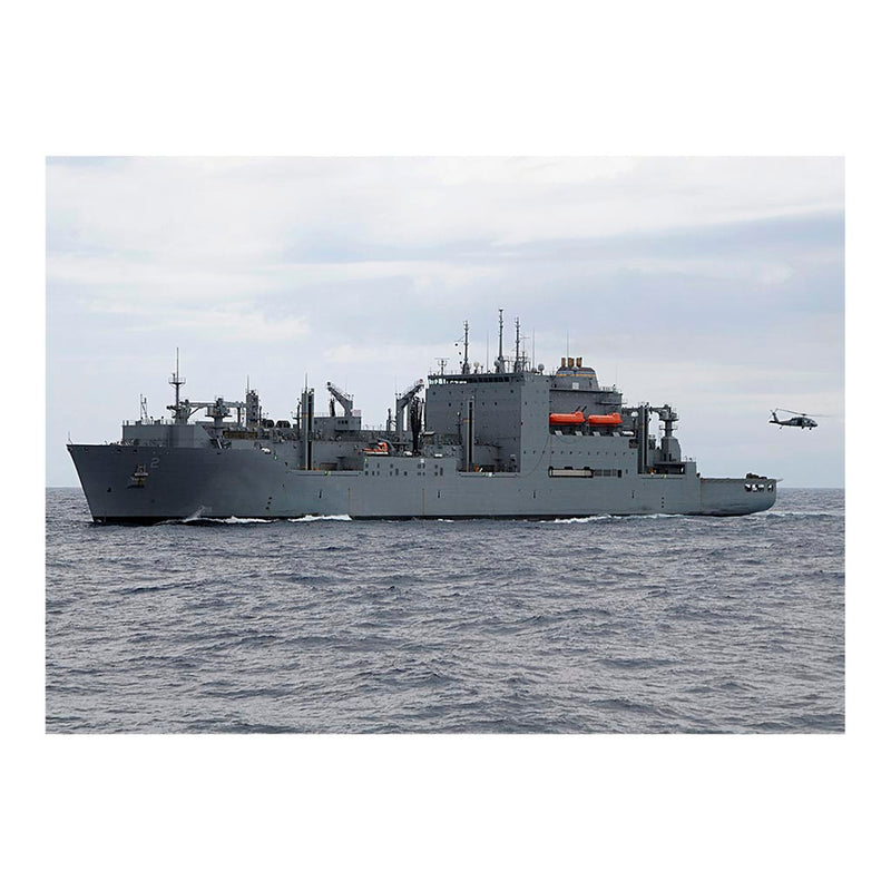 Dry Cargo/Ammunition Ship USNS Sacagawea (T-AKE 2) Steams In The Atlantic Ocean Jigsaw Puzzle