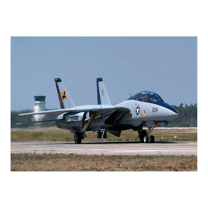 Last Combat Flown F-14 Tomcat Aircraft Arrives At Naval Air Station Pensacola, FL Jigsaw Puzzle