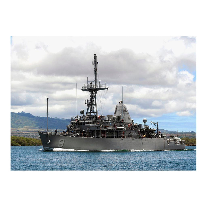 Mine Countermeasures Ship USS Pioneer (MCM 9) Departs Joint Base Pearl Harbor-Hickam, HI Jigsaw Puzzle