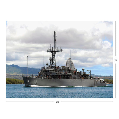 Mine Countermeasures Ship USS Pioneer (MCM 9) Departs Joint Base Pearl Harbor-Hickam, HI Jigsaw Puzzle