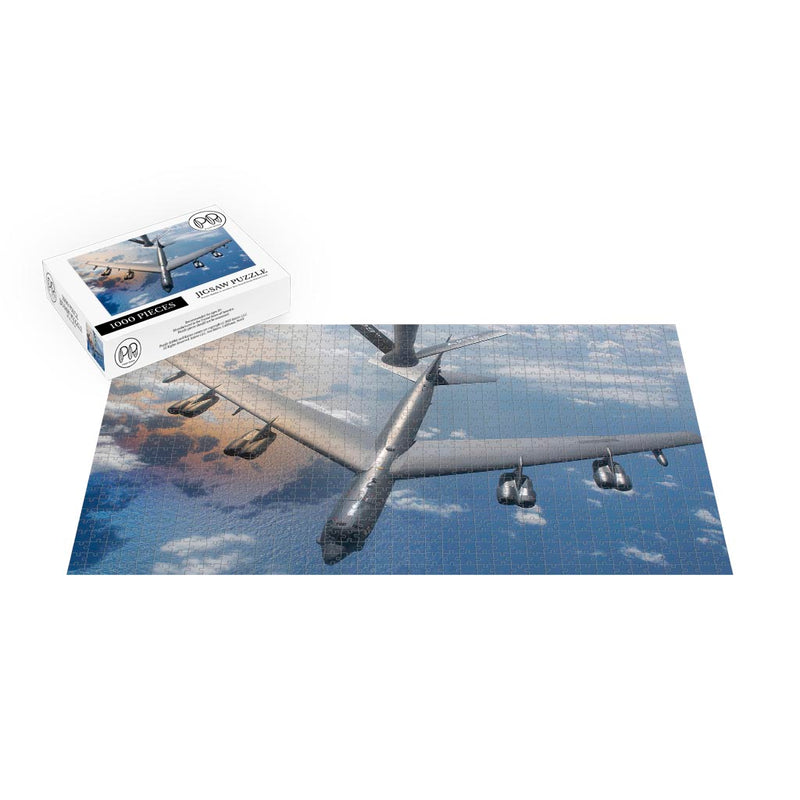B-52H Stratofortress Refuels Over The Pacific Ocean Jigsaw Puzzle