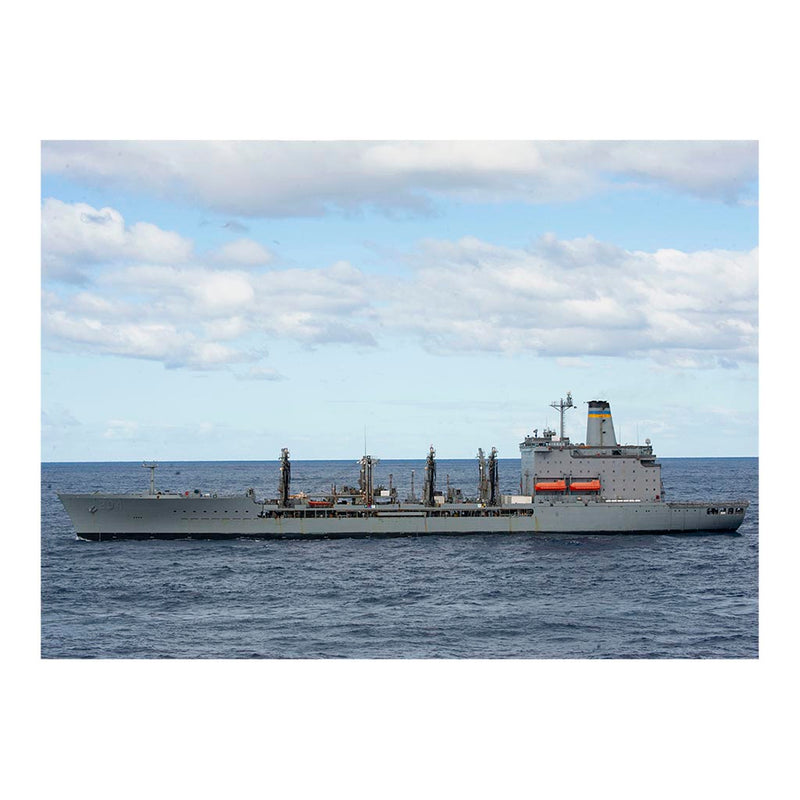 Fleet Replenishment Oiler USNS Rappahannock (T-AO 204) Steams In The Coral Sea Jigsaw Puzzle