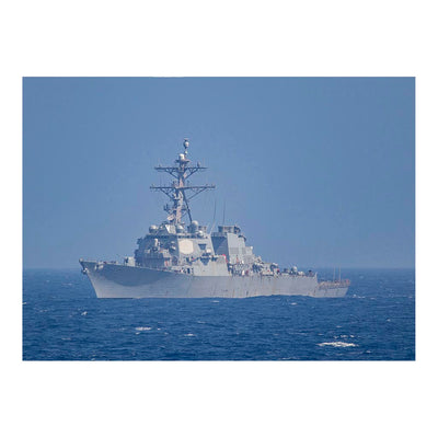 Guided-missile destroyer USS Higgins (DDG 76) Sails In The Philippine Sea Jigsaw Puzzle