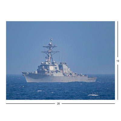 Guided-missile destroyer USS Higgins (DDG 76) Sails In The Philippine Sea Jigsaw Puzzle