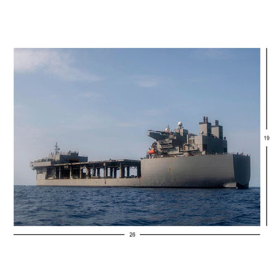 Expeditionary Sea Base USS Hershel "Woody" Williams (ESB 4) Transits The Gulf of Guinea Jigsaw Puzzle