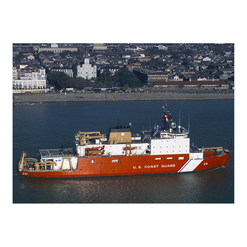 Medium Icebreaker Coast Guard Cutter Healy (WAGB 20) Sails Down The Mississippi River Jigsaw Puzzle