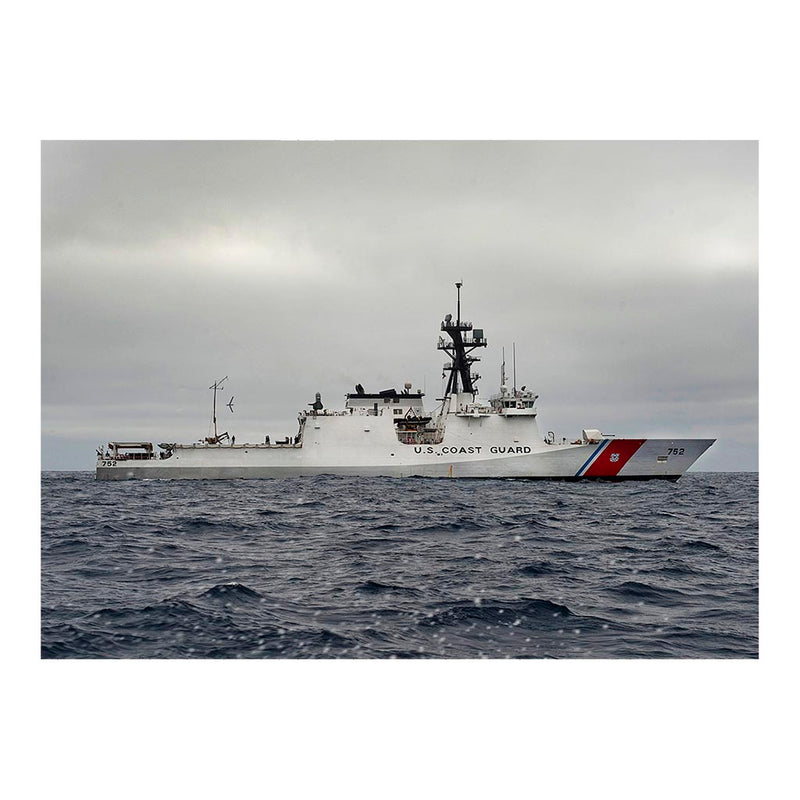 Coast Guard Cutter Stratton (WMSL 752) Off the Pacific Coast Jigsaw Puzzle