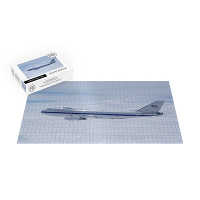 A E-4B From, Offutt Air Force Base, NE, Flies Over The Midwest US Jigsaw Puzzle