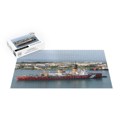Heavy Icebreaker Coast Guard Cutter Polar Star (WAGB 10) During A Scheduled Port Call In Honolulu, HI Jigsaw Puzzle