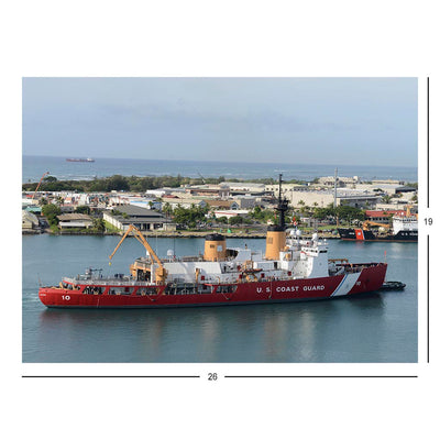Heavy Icebreaker Coast Guard Cutter Polar Star (WAGB 10) During A Scheduled Port Call In Honolulu, HI Jigsaw Puzzle