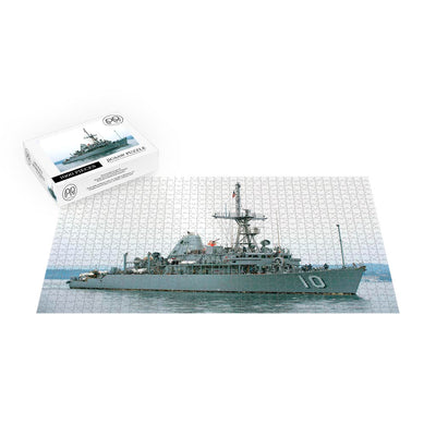 Mine Countermeasures Ship USS Warrior (MCM 10) Arrives At Sasebo, Japan Jigsaw Puzzle