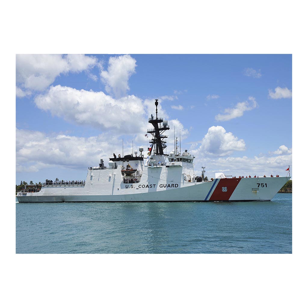 National Security Cutter USCGC Waesche (WMSL 751) Arrives At Joint Bas ...