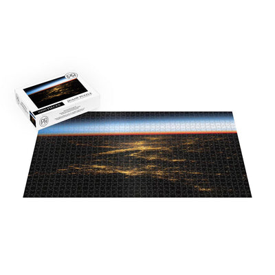 ISS Photograph of Sundown Over The U.S. Northeast Jigsaw Puzzle