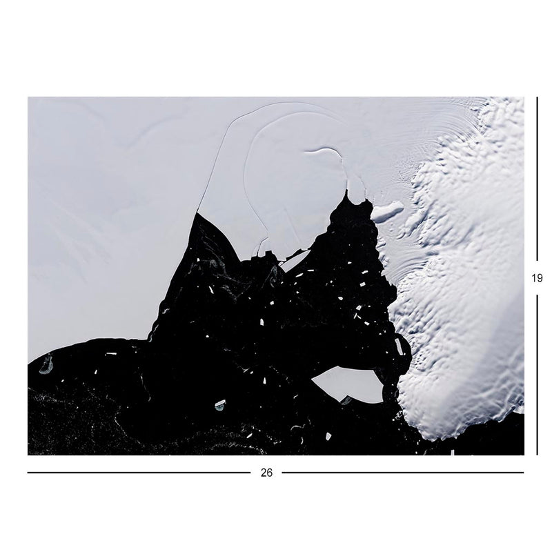 Landsat 9 Image of Wilkens Ice Shelf, Antarctica Jigsaw Puzzle