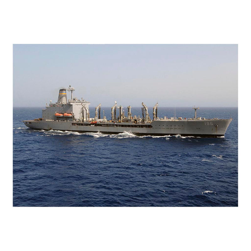 Fleet Replenishment Oiler USNS Kanawha (T-AO 196) Conducts Replenishment In The Mediterranean Sea Jigsaw Puzzle