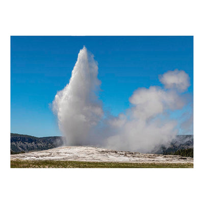Eruption of the Old Faithful Geyser in Yellowstone National Park, USA Jigsaw Puzzle