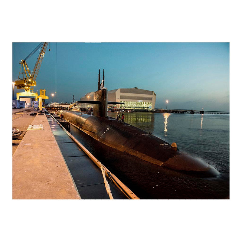 Ballistic-Missile Submarine USS Maryland (SSBN 738) Prepares To Get Underway Jigsaw Puzzle