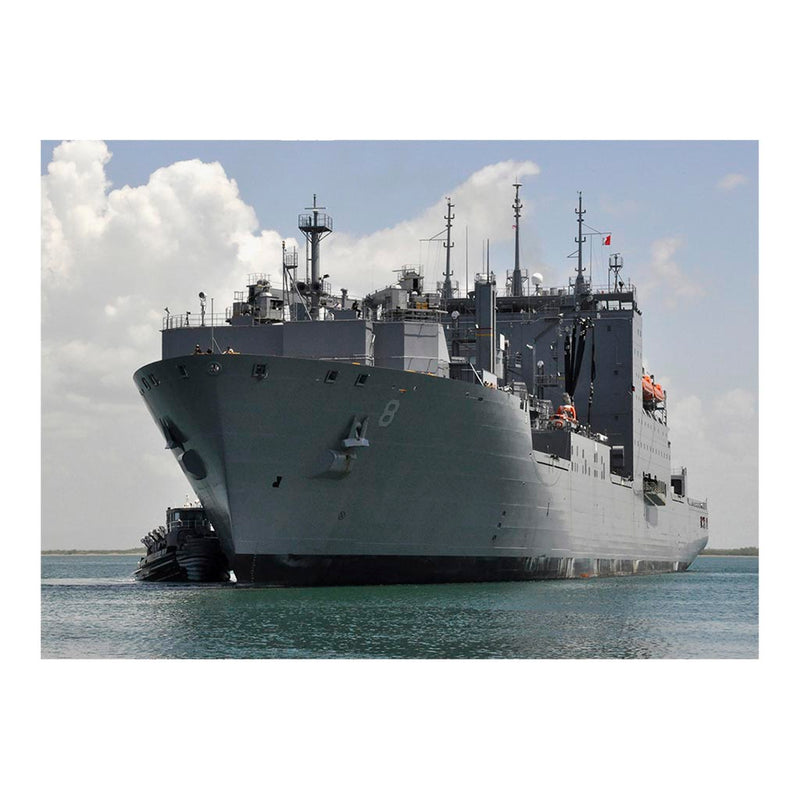 Dry Cargo/Ammunition Ship USNS Wally Schirra (T-AKE 8) Pulls Into Naval Station Guantanamo Bay, Cuba Jigsaw Puzzle