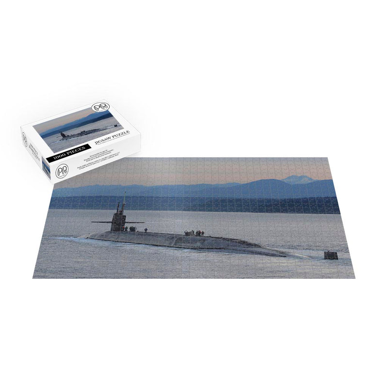Ballistic-Missile Submarine USS Henry M. Jackson (SSBN 730) Arrives Home At Naval Base Kitsap-Bangor Jigsaw Puzzle