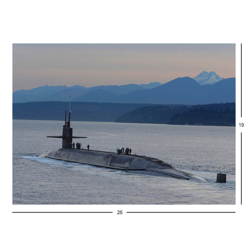 Ballistic-Missile Submarine USS Henry M. Jackson (SSBN 730) Arrives Home At Naval Base Kitsap-Bangor Jigsaw Puzzle