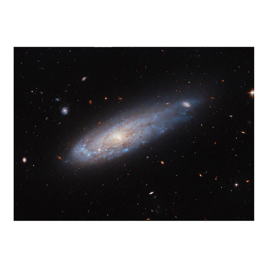 Hubble Telescope Image of UGC 5829, The Spider Galaxy Jigsaw