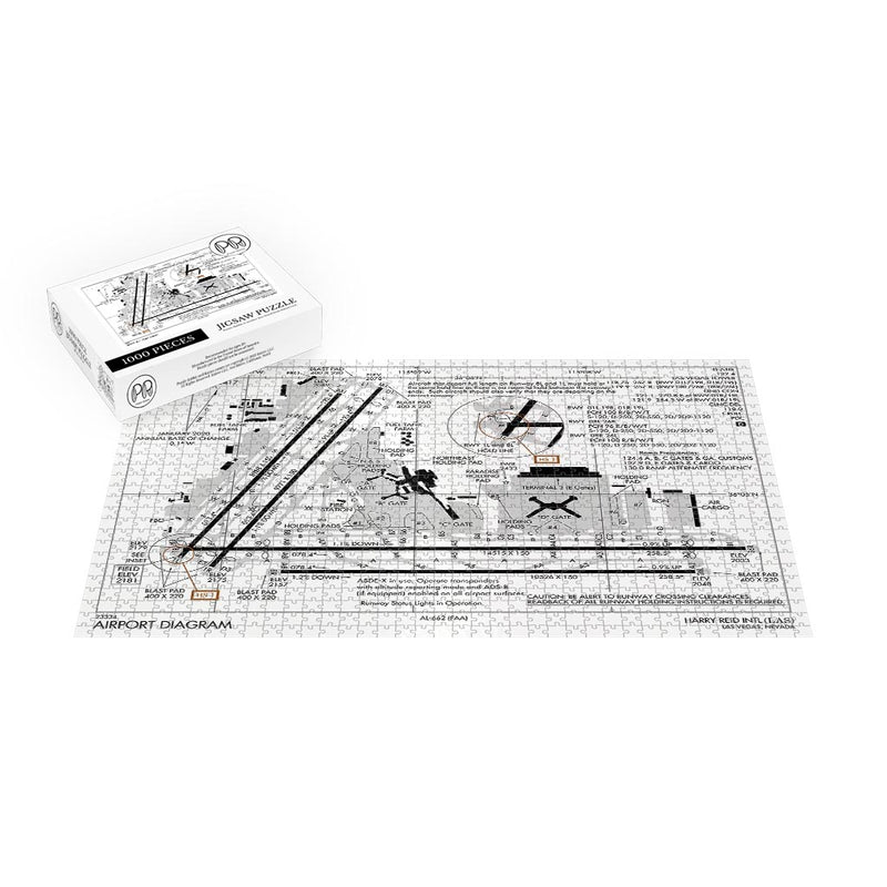 Harry Reid International Airport Diagram Jigsaw Puzzle