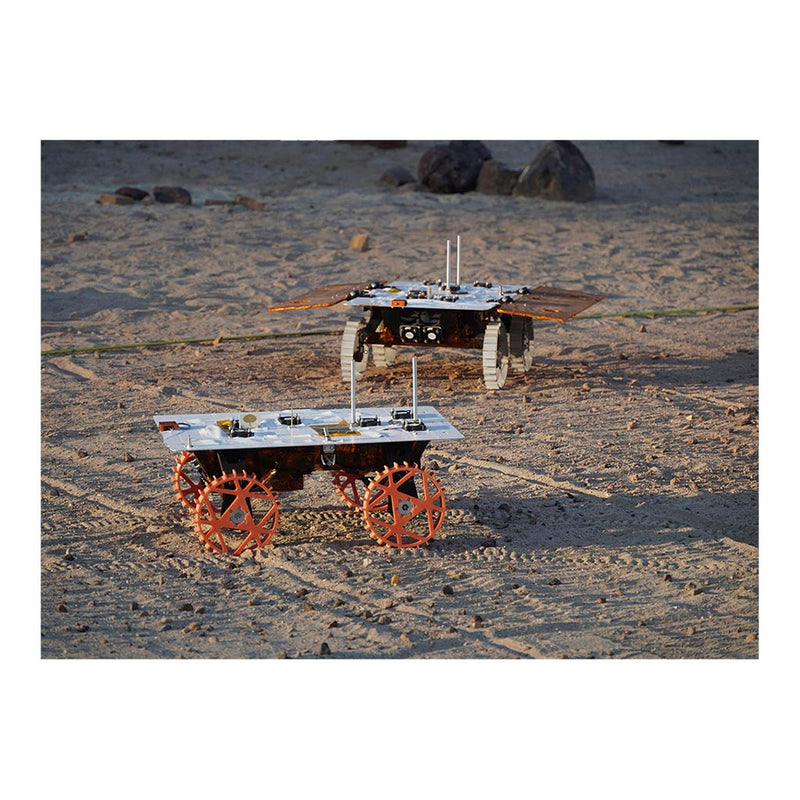 CADRE Rovers Test Drive in the Mars Yard At JPL Jigsaw Puzzle