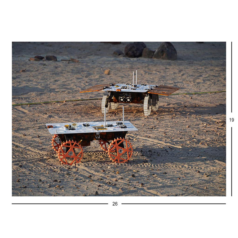 CADRE Rovers Test Drive in the Mars Yard At JPL Jigsaw Puzzle