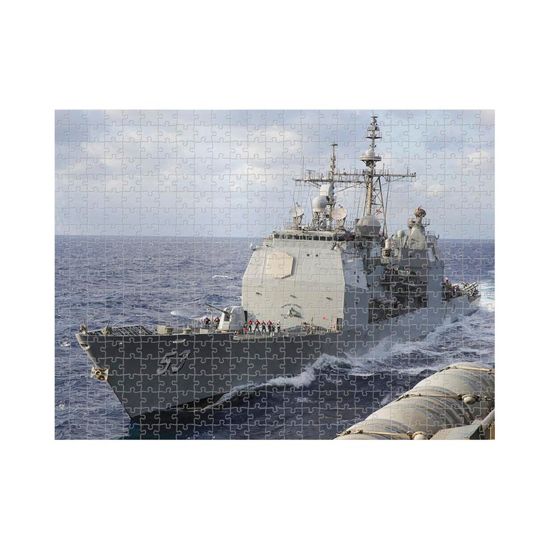 The Ticonderoga-Class Guided-Missile Cruiser USS Mobile Bay Jigsaw Puzzle