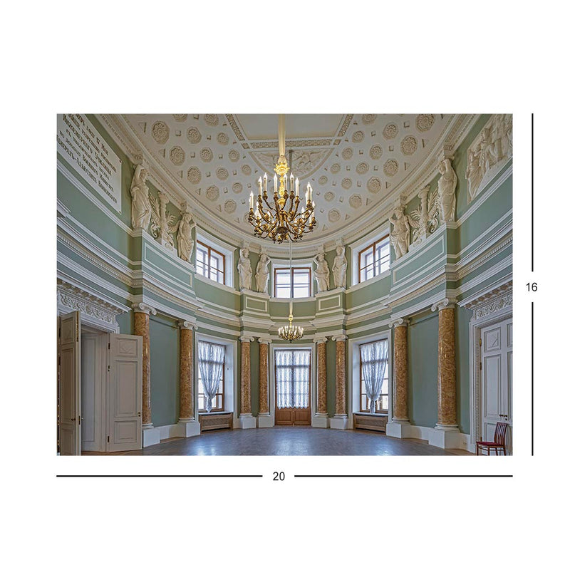 Wikimedia Commons Jigsaw Puzzle of the Day The Oval Hall of the Saint Michael&