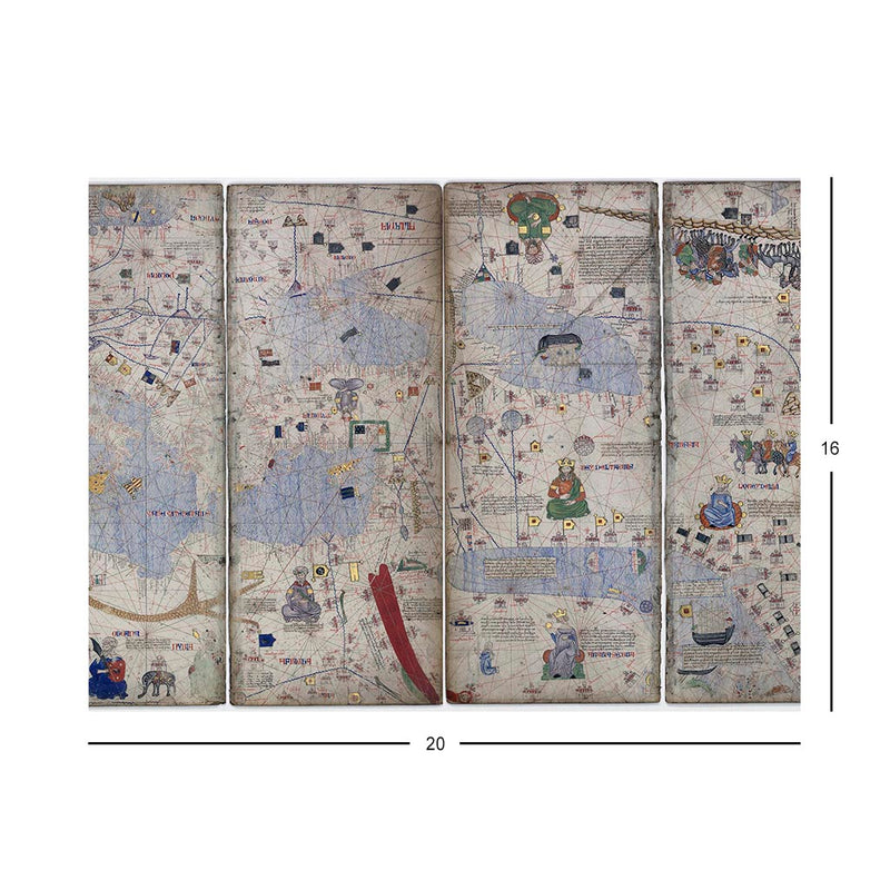 Wikimedia Commons Jigsaw Puzzle Of The Day Atlas From The 14th Century