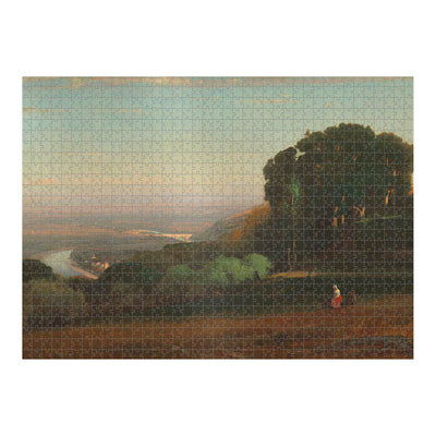 View of the Tiber Near Perugia Jigsaw Puzzle