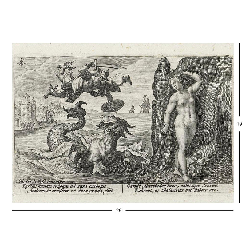 Perseus And Andromeda Etching Jigsaw Puzzle