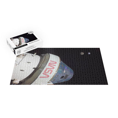 Orion, Earth, and the Moon Jigsaw Puzzle
