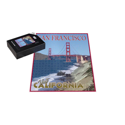 Vintage stylized Golden Gate Bridge Jigsaw Puzzle
