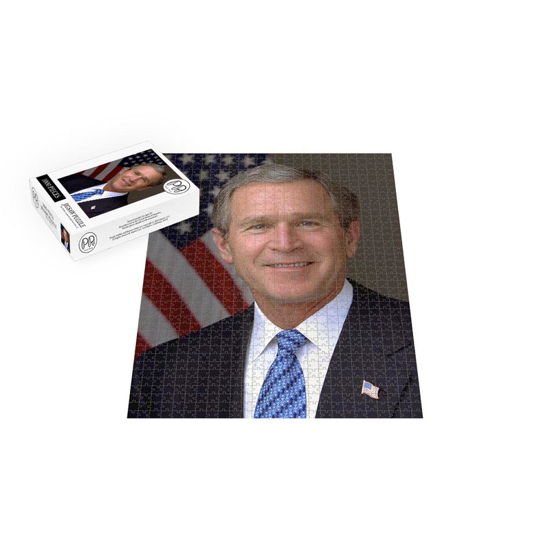 George W. Bush Offcial Presidential Portrait Jigsaw Puzzle