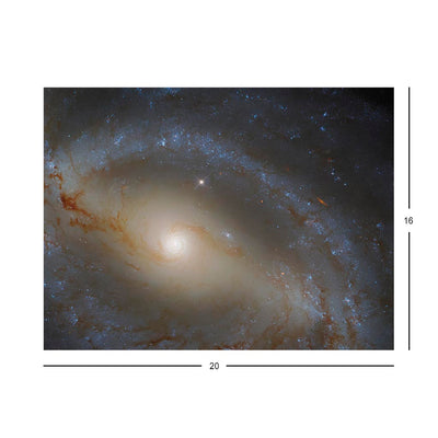Hubble Spies a Serpentine Spiral Galaxy Jigsaw Puzzle