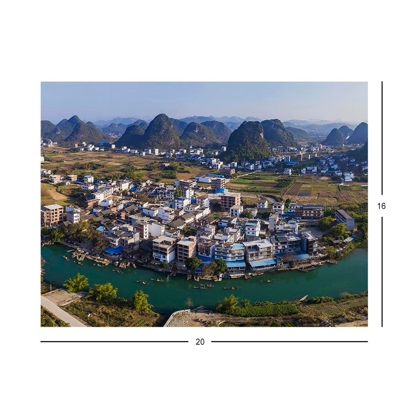 Wikimedia Commons Jigsaw Puzzle of the Day Yulong Village