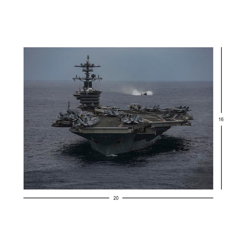 The Nimitz-Class Aircraft Carrier USS Abraham Lincoln Jigsaw Puzzle