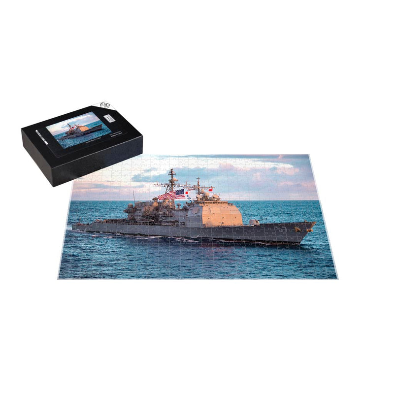 Ticonderoga-class guided-missile cruiser USS Lake Champlain Jigsaw Puzzle