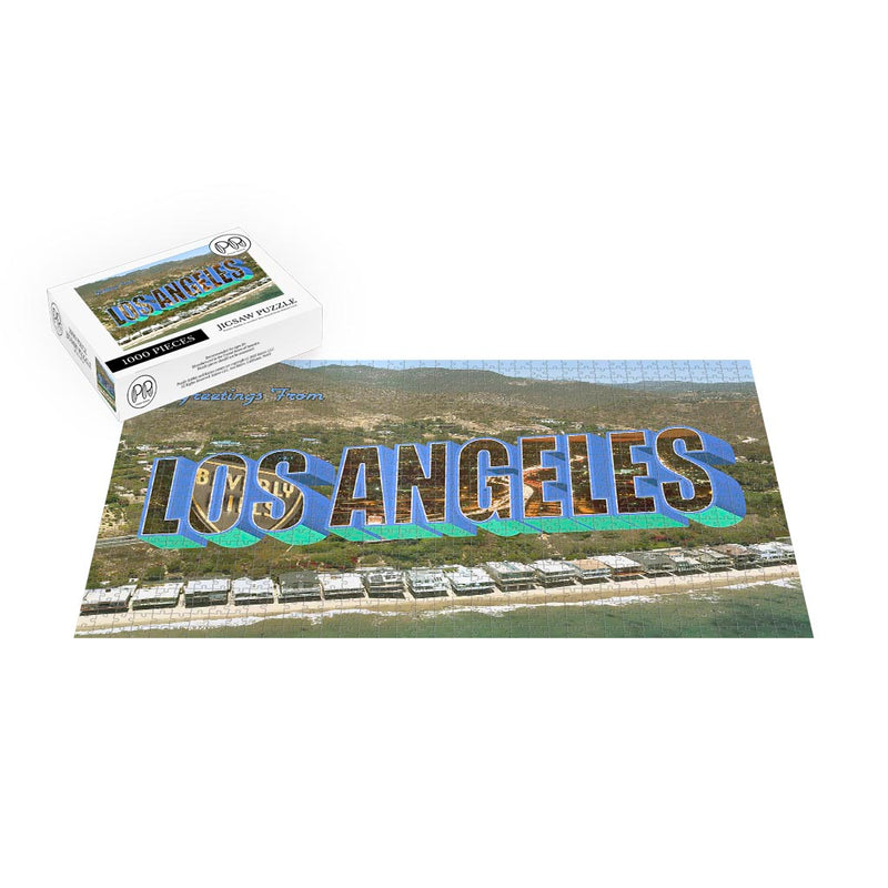 Greetings From Los Angeles Postcard Jigsaw Puzzle