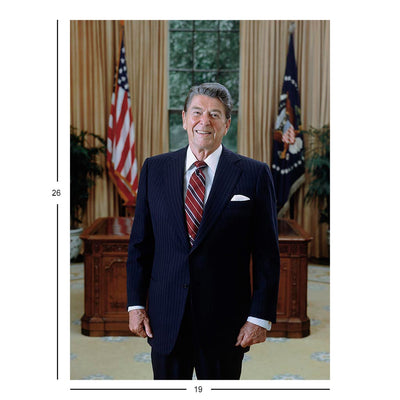 Ronald Reagan Official Presidential Portrait Jigsaw Puzzle