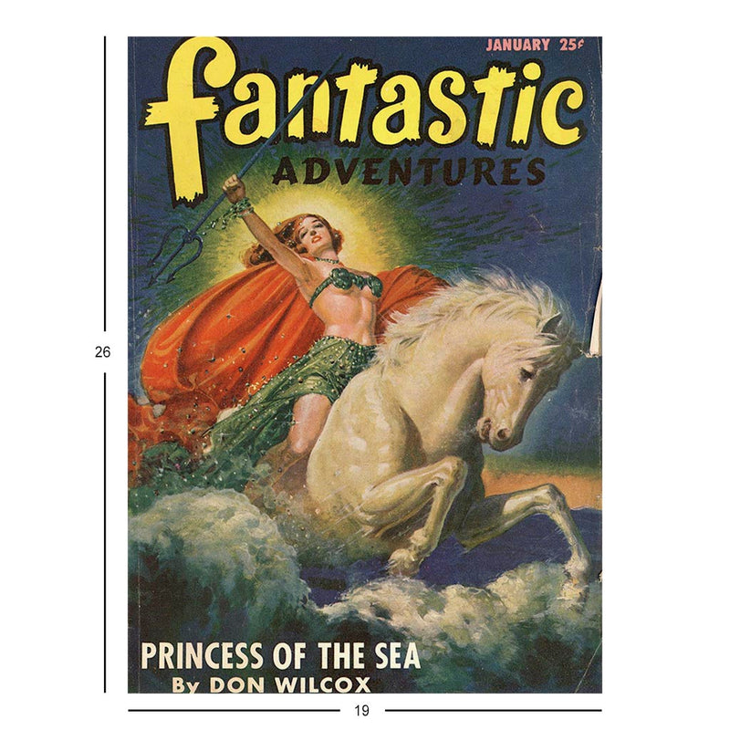 Fantastic Princess Of The Sea Pulp Fiction Jigsaw Puzzle